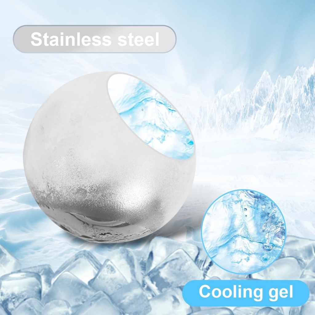 Don Vassie Stainless Steel Whiskey Stones Round 2mm 8 pcs