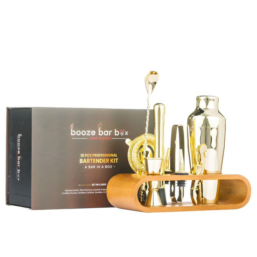 Professional Bartending Kit -Gold colour Plated