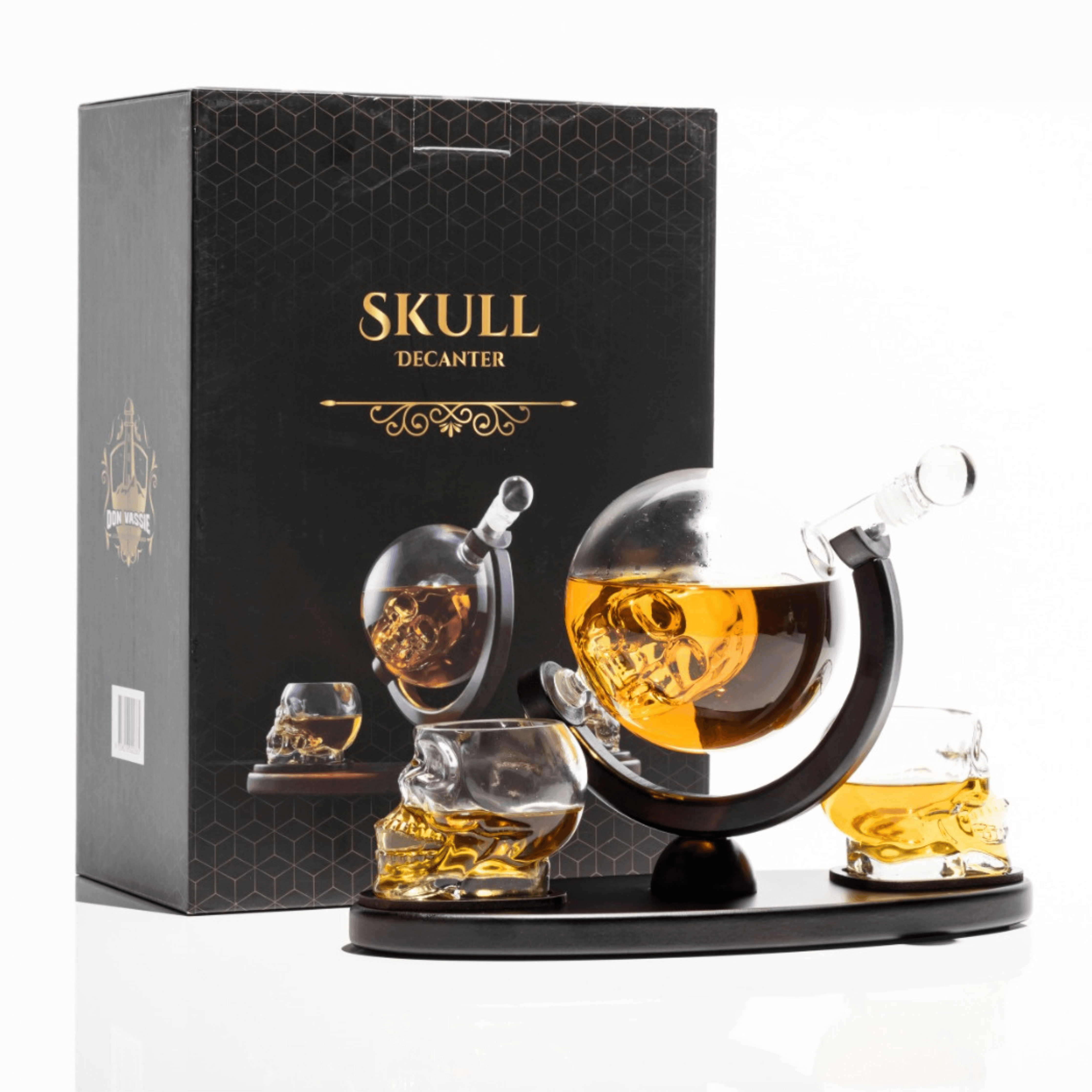 SKULL DECANTER SET2