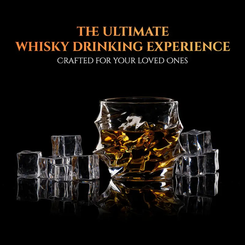 Don Vassie Lead Free Whiskey Glasses Set 6 pk (Jenolan Caves)