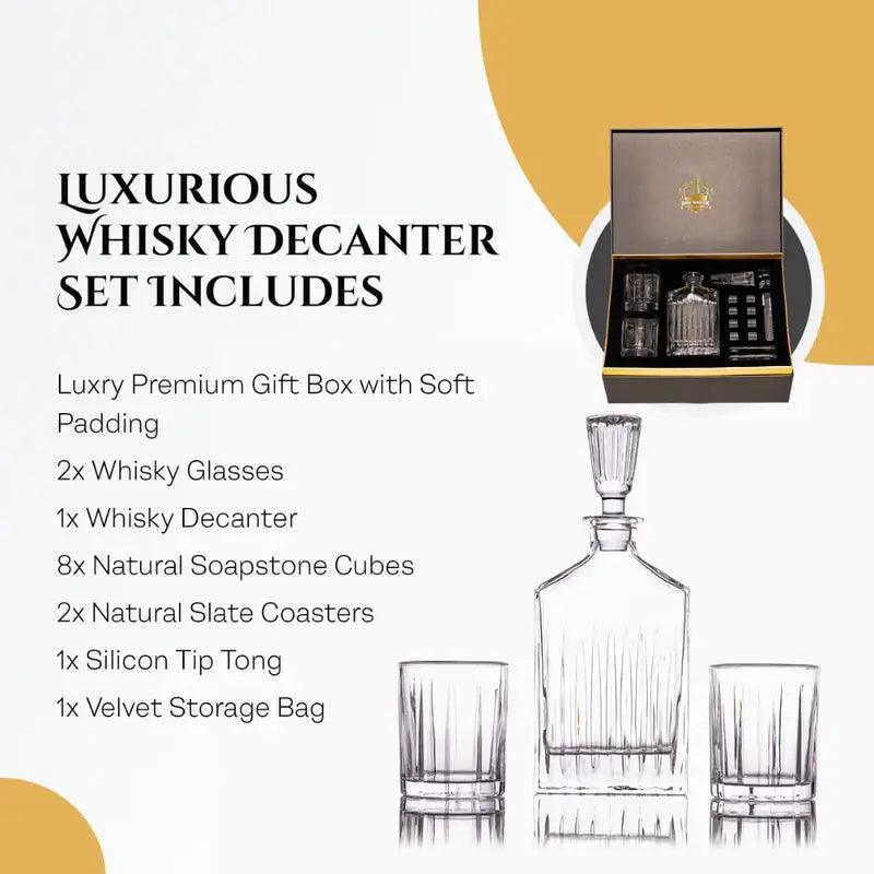 crystal decanter whiskey