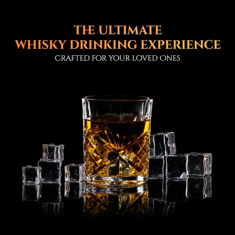 Don Vassie Lead Free Whiskey Glasses Set 6 pk (King's Canyon)