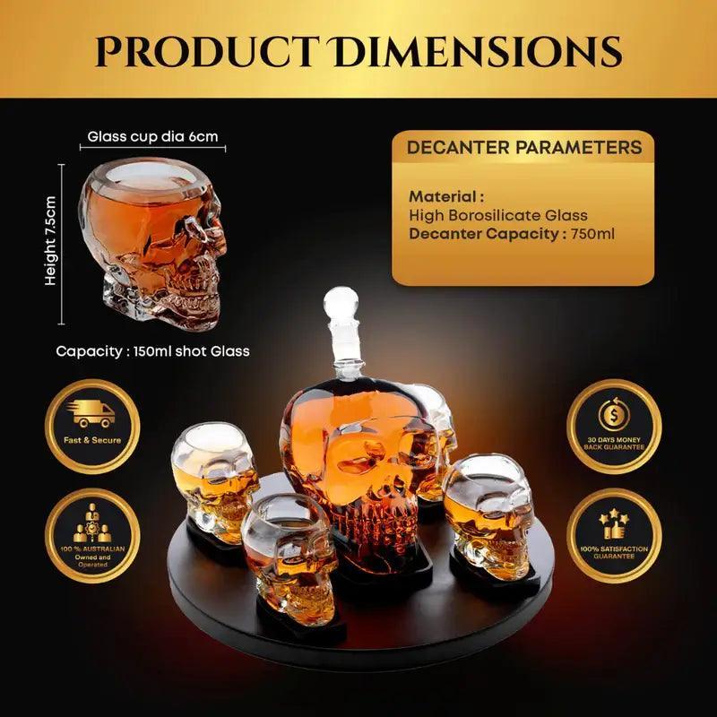 Skull Whiskey Decanter