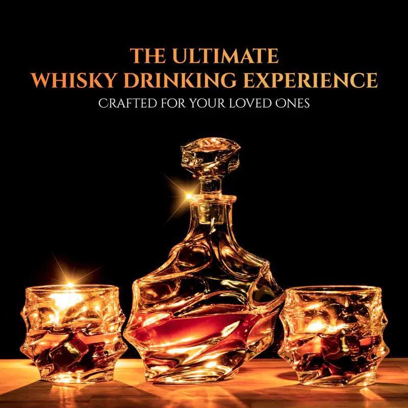 whiskey decanter and glass set1