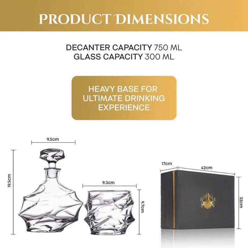 whiskey decanter and glass set3