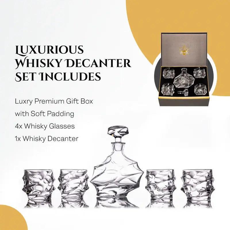 whiskey decanter and glass set2