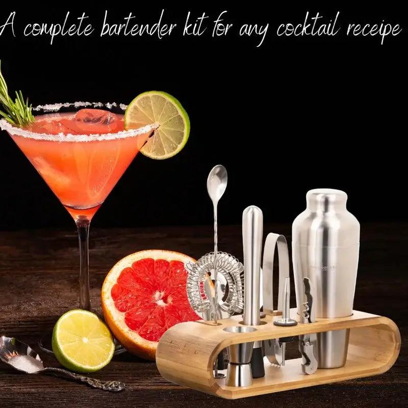 stainless steel bartender kit
