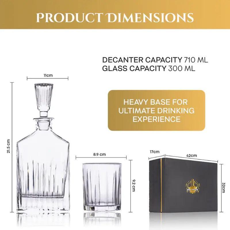 whisky bottle and glass set2