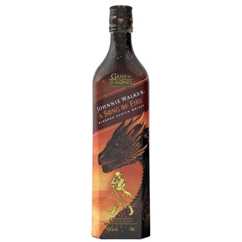 Johnnie Walker A Song of Fire Scotch Whisky 700mL - Don Vassie Decanters