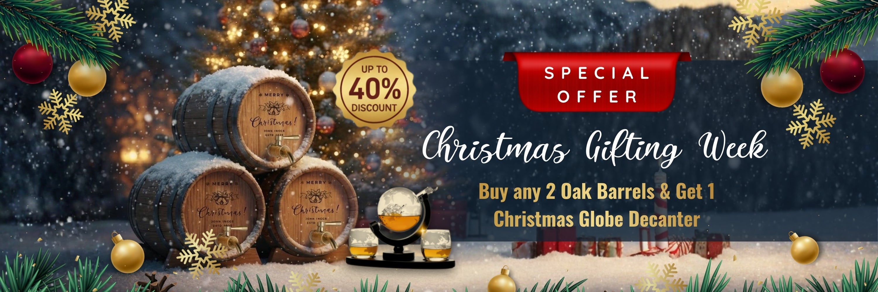 Personalised Christmas Gifts: Stylish Barware & Whiskey Gifts