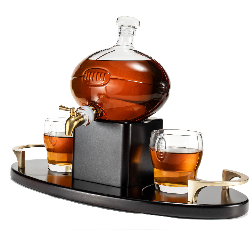 Don Vassie Footy Decanter Set – Sip in Style, Celebrate Every Try!