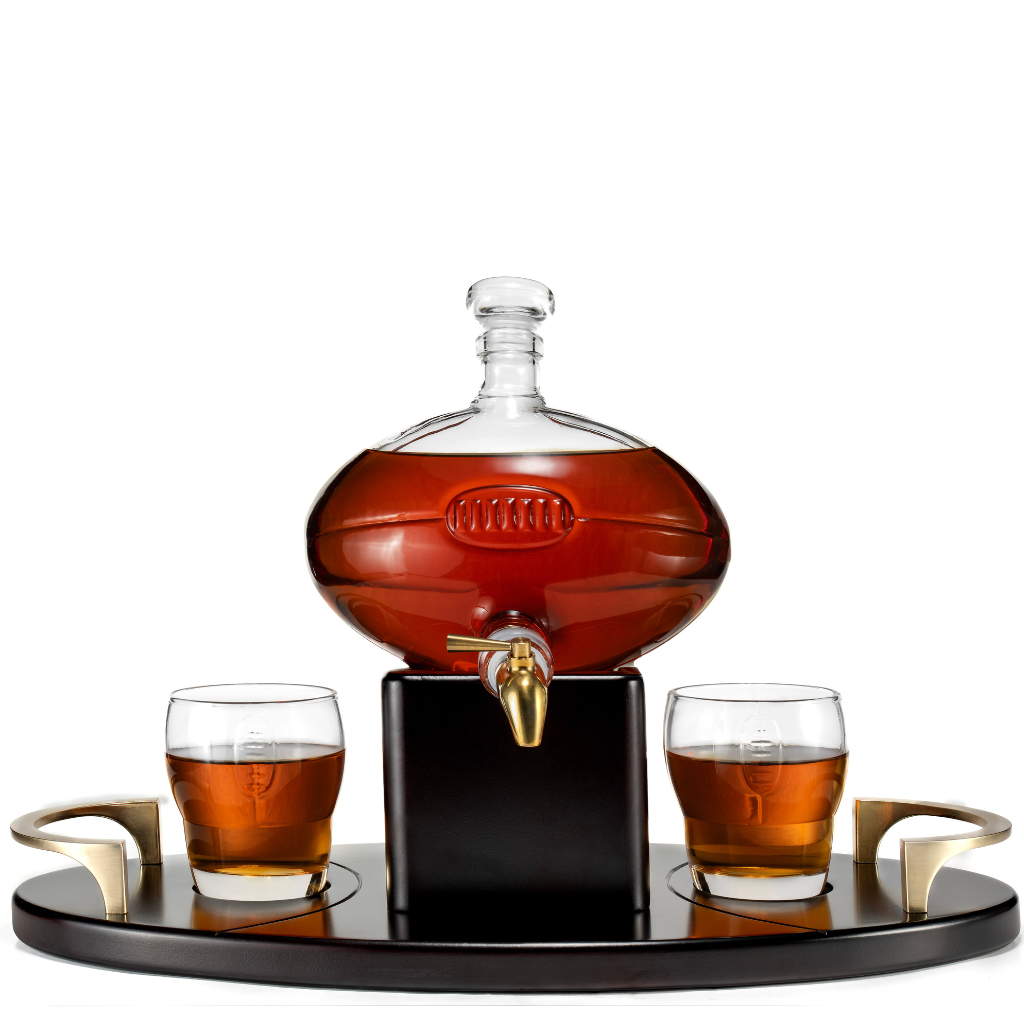 Don Vassie Footy Decanter Set – Sip in Style, Celebrate Every Try!