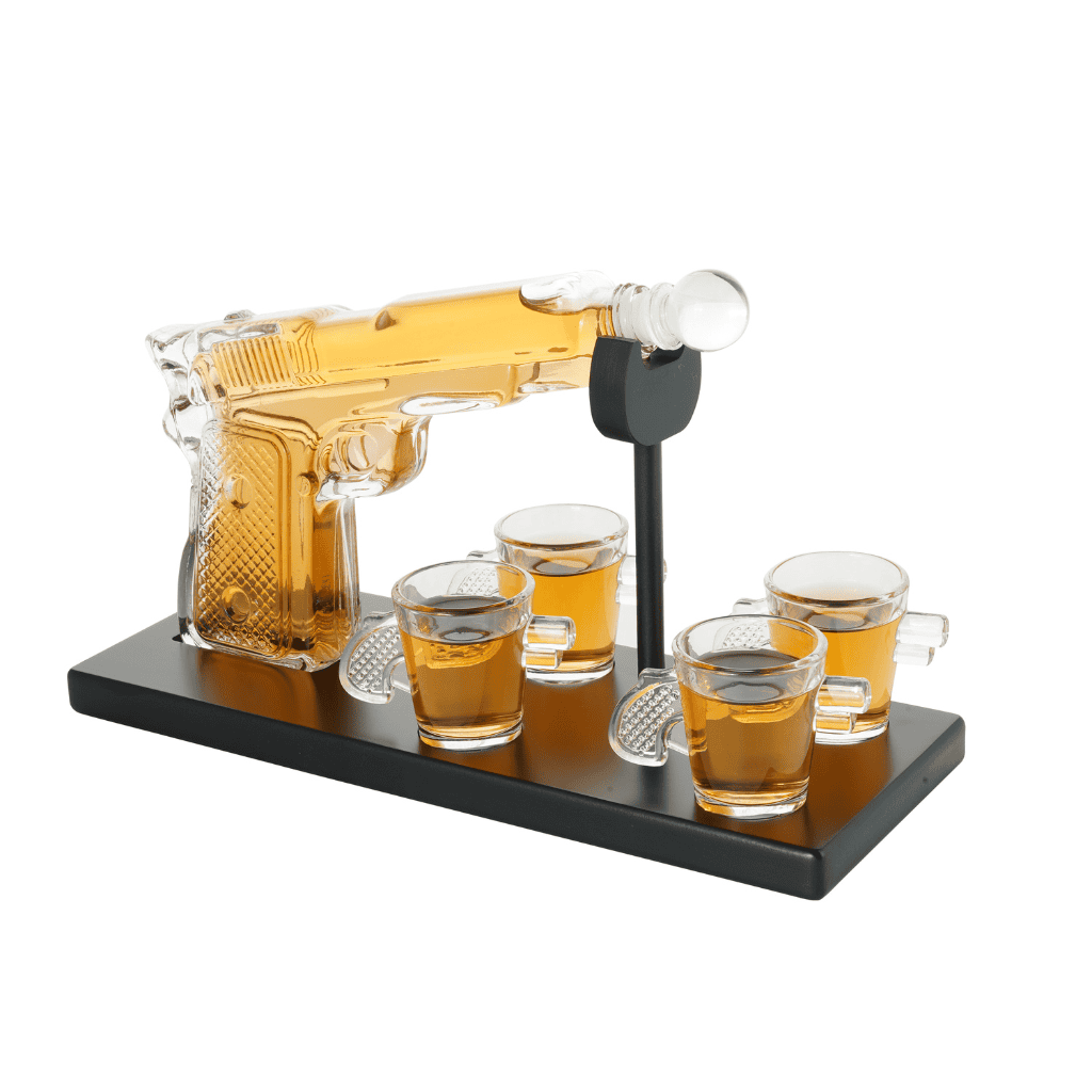 pistol decanter 