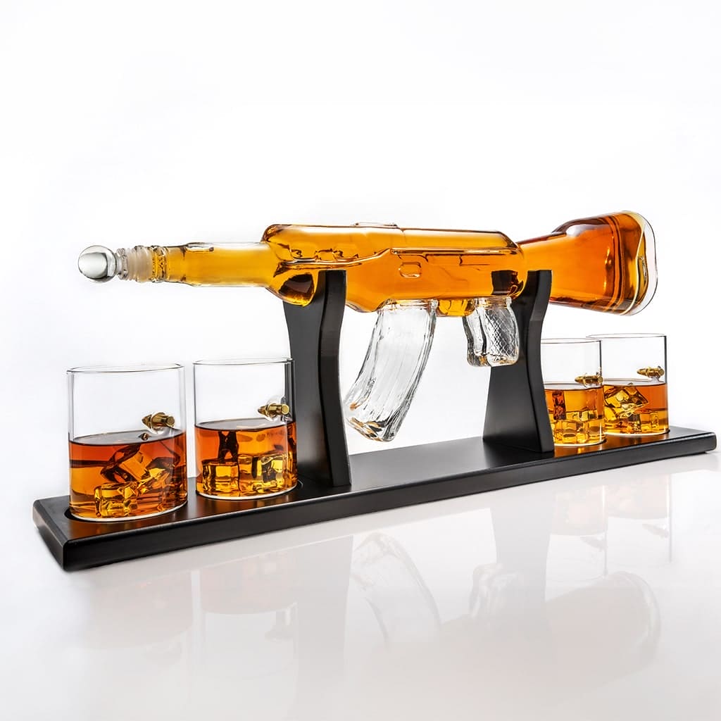 gun decanter 