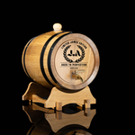 Custom Engraved American Oak Barrel - Limited Edition Design