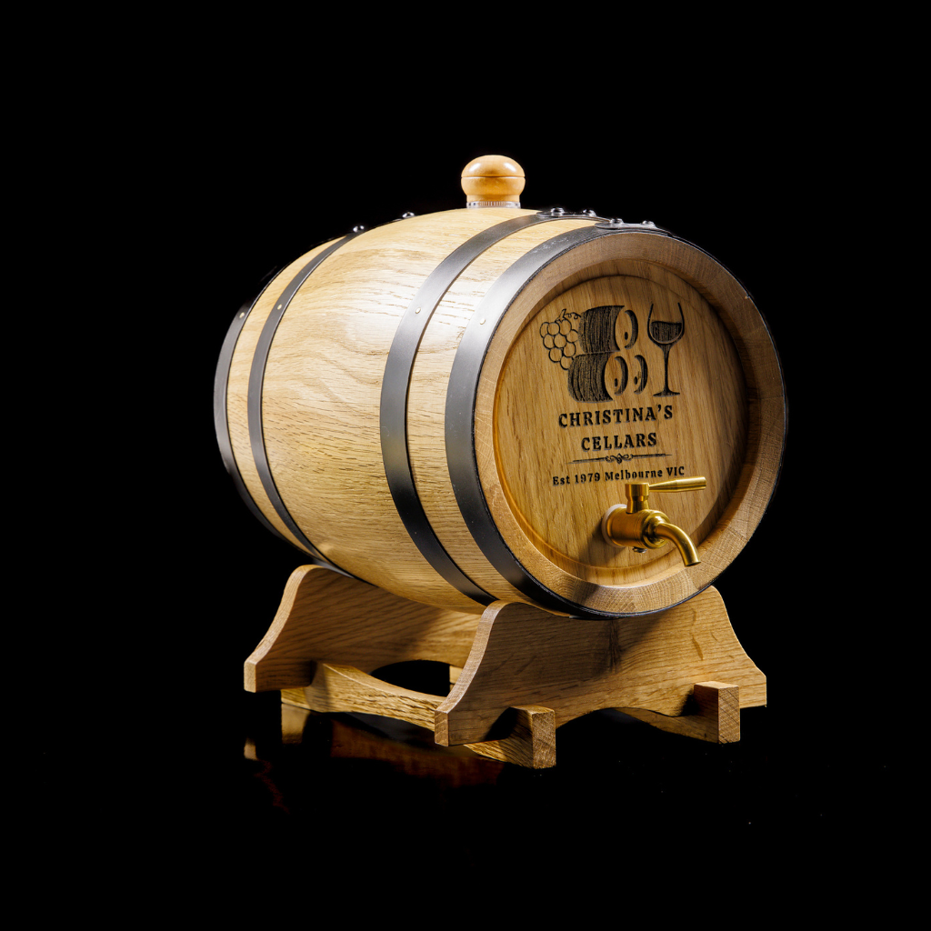 Personalised American Oak Barrel "Cellar"