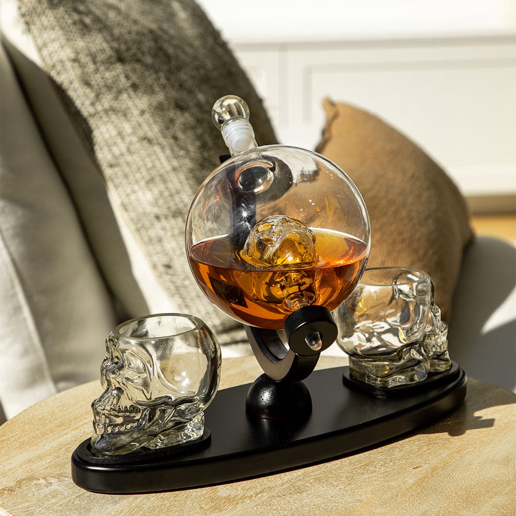 SKULL DECANTER SET12