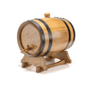 3L American Oak Barrel with Metal Spigot – Medium Charred for Aging Wine, Whiskey,Port and Spirits-PRE SALE
