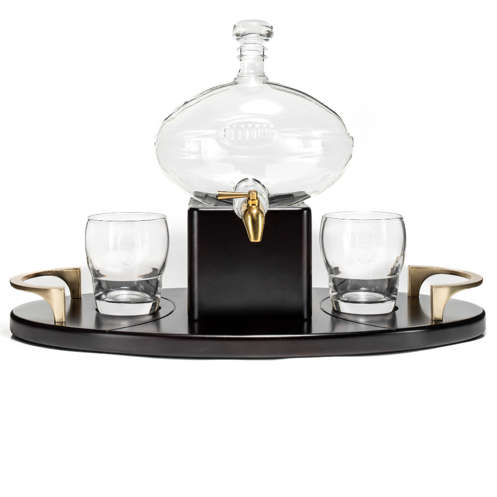 Don Vassie Footy Decanter Set – Sip in Style, Celebrate Every Try!