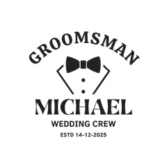 Groomsman Crew Design