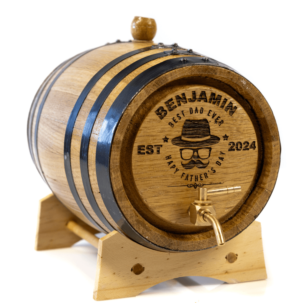 Custom Engraved Genuine American Oak Barrel +Free Shipping (Fathers Day )