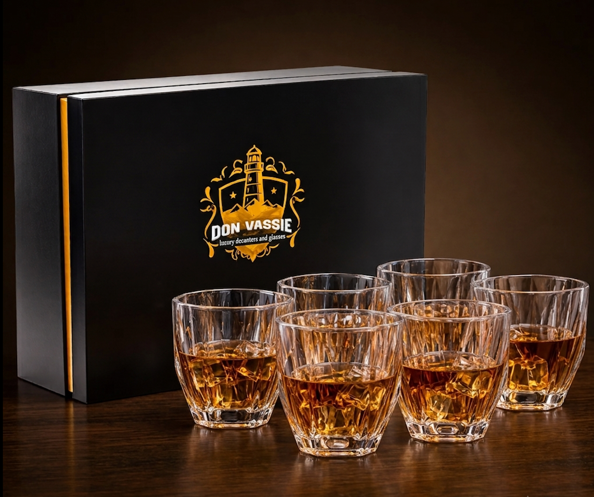Lady Elliot Whiskey Glasses Set of Six