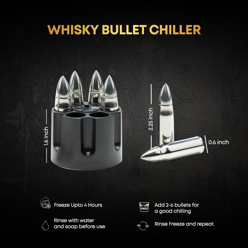 bullet whiskey stones 4