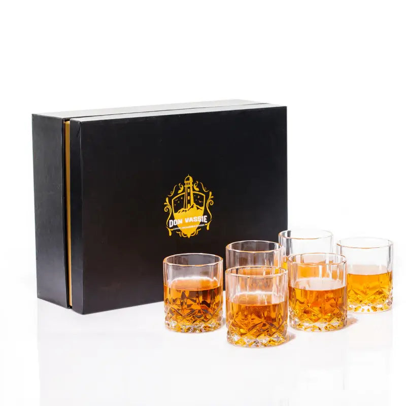 Don Vassie LEAD FREE WHISKEY GLASS SET 6PACK (LADY ELLIOT)
