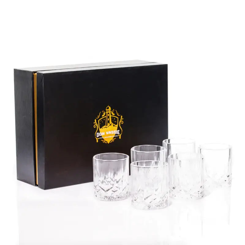 Don Vassie LEAD FREE WHISKEY GLASS SET 6PACK (LADY ELLIOT)