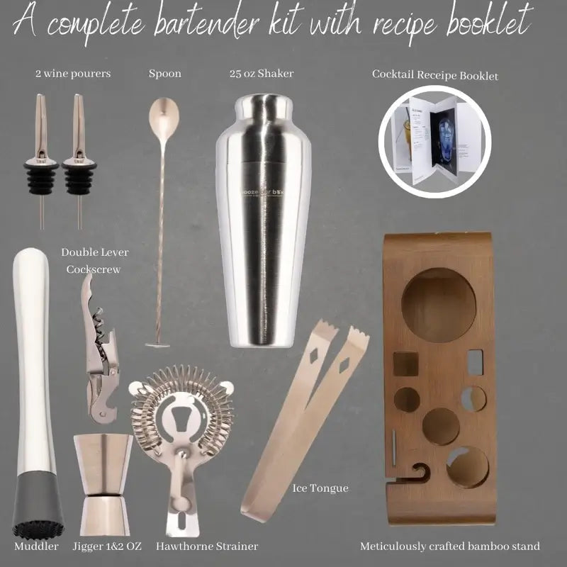 stainless steel bartender kit 1