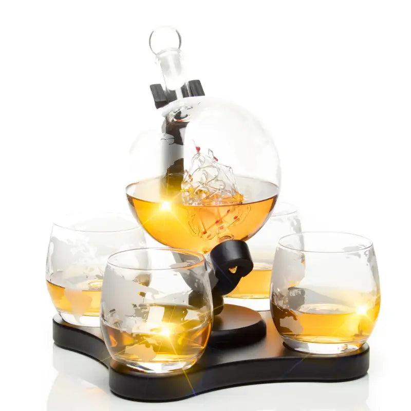 decanter set globe 