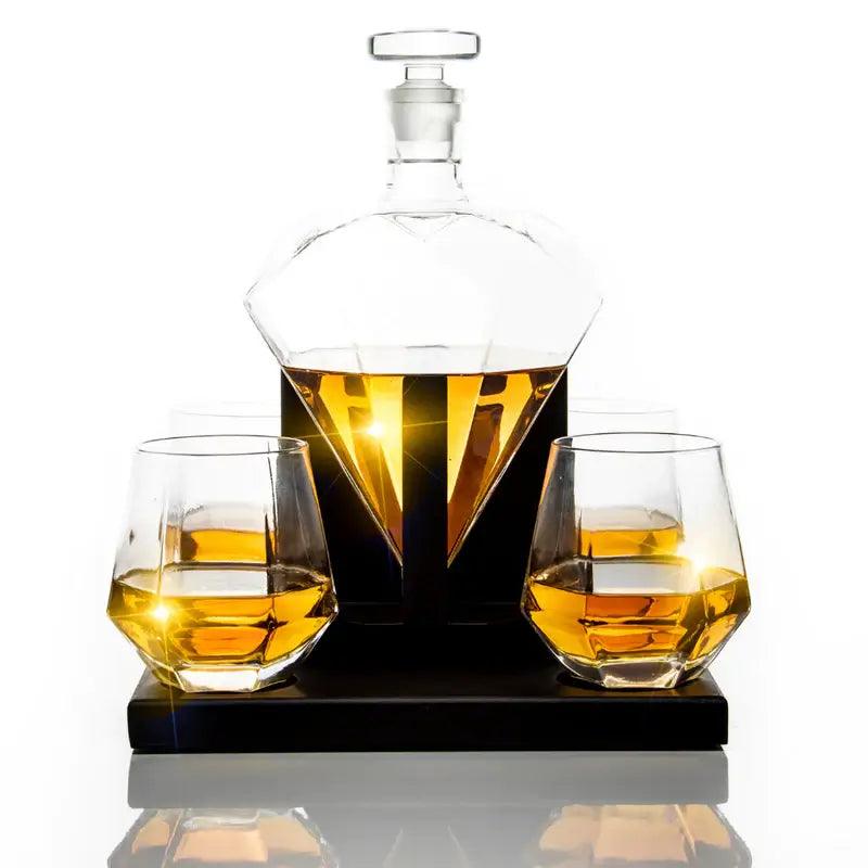 Diamond Whiskey Decanter Set11