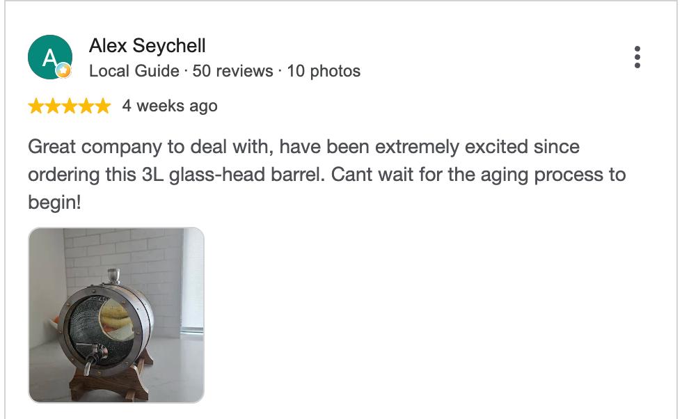 Customer review 1